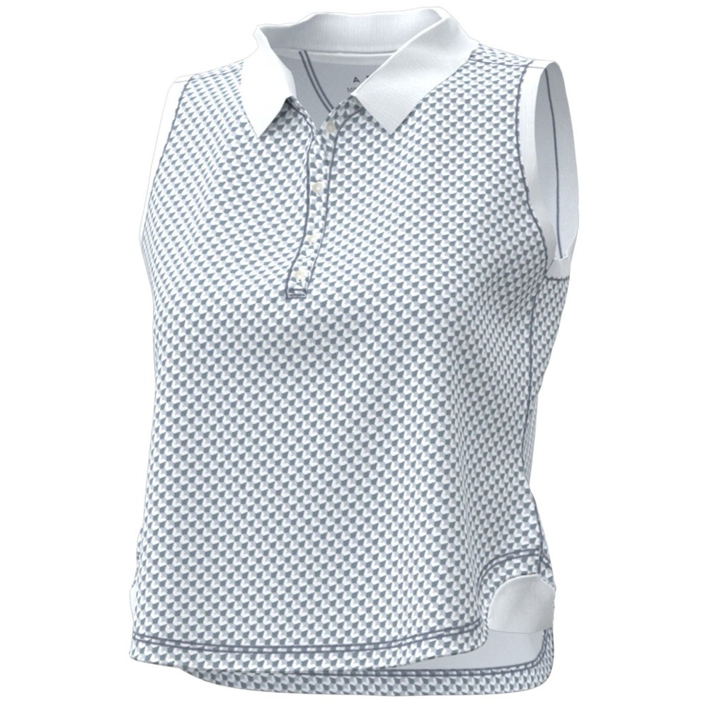 A. Putnam Women's Classic Sleeveless Cropped Polo Tempest Crown Shirt‎ Size XL